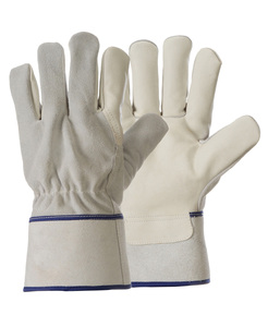 Guantes de Trabajo de Cuero Resistentes al Calor, de Piel de Vacuno, para Jardinería y Soldadura - Product Image 4