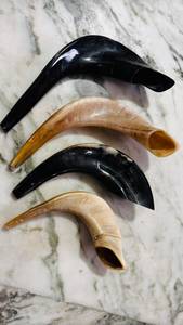 Shofar en corne de bélier polie, artisanat de haute qualité, finition brillante, naturel, écologique, instrument traditionnel pour les services de prière, objet religieux, artisanat - Product Image 5
