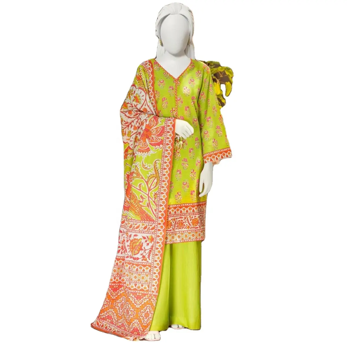 थोक पाकिस्तानी पारंपरिक आकस्मिक और फैंसी तैयार पहनने के लिए कपड़े के लिए महिलाओं स्वनिर्धारित रंग और आकार