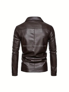 Venta caliente de fábrica de Pakistán chaquetas de cuero genuino para hombres nueva ropa de calle con estilo Top 2025 nuevas chaquetas de cuero de moda para hombres - Product Image 2