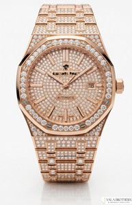 Reloj Audemars Piguet Royal Oak Offshore Cronógrafo con Diamantes, 42 mm, Acero Inoxidable, Octagonal, Analógico, Zafiro, Diseño Antiguo - Product Image 3