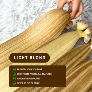 Top Quality Human Hair Bulk <b>Extensions</b> Raw Vietnamese Hair Premium Remy Tangle Free Custom Colors For Salon - Product Image 3