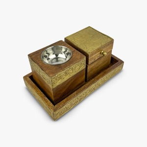 Premium Arabic Incense Holder for Burning <b>Oud</b> Chips <b>Bakhoor</b> and Resin Incense - Product Image 2