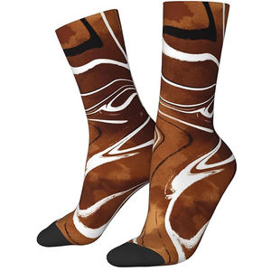 Chaussettes personnalisées en coton/bambou anti-bactériennes pour les équipes, les événements, la vente au détail - Chaussettes par sublimation, vente en gros et fournisseur OEM - Product Image 1
