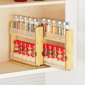 Organisateur d'épices en acrylique à 3 tiroirs, capacité de 30 bocaux, vente en gros en Inde - Product Image 5