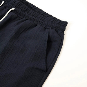 เสื้อยืดและกางเกงขาสั้นผู้ชาย 2 ชิ้น ชุดลำลองผ้าลินินคอตตอน 100% เสื้อเชิ้ตและกางเกงขาสั้น ชุดสูทผ้าลินินลำลองสำหรับผู้ชาย - Product Image 5