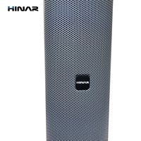 Sistem Speaker Kolom Komersial HINAR 2.1 Saluran dengan Amplifier Kelas D, Loudspeaker PA untuk Pemasangan di Dinding, Cocok untuk Ruang Konferensi