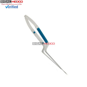 Micro-ciseaux droits à baïonnette, tranchants et à pointe arrondie, 215 mm (8,12 pouces), instrument chirurgical neurologique de précision en acier inoxydable - Product Image 6
