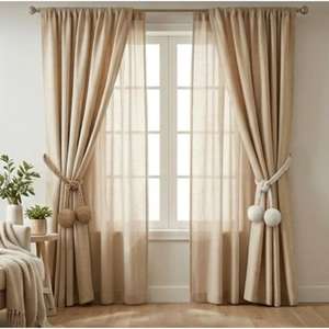 Metal Curtain <b>Tieback</b> Wall Mounted Holdback <b>Hooks</b> Decorative Modern Curtain Accessories for Drapes Window Home Interior Style - Product Image 3