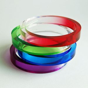 Brazalete de Resina Hecho a Mano de Estilo Artístico Moderno para Mujer, Elegante Brazalete de Resina Hecho a Mano - Product Image 1