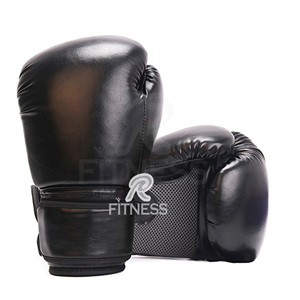 ถุงมือชกมวย RC Fitness Wear สำหรับทุกเพศ ทำจากหนัง PU กันลื่น ปิดข้อมือด้วยแถบตีนตุ๊กแก พร้อมบรรจุภัณฑ์แบบกำหนดเองสำหรับผู้ชายและผู้หญิง - Product Image 3
