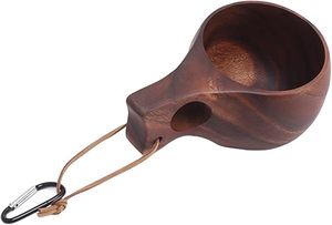 Taza de Madera Kuksa Premium a Bajo Precio, Hecha a Mano, Estilo Nórdico, para Café, Té, Camping, Senderismo y Aventuras al Aire Libre - Product Image 4