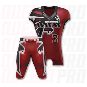 Uniforme de Fútbol Americano Personalizado de Secado Rápido, Transpirable, de Alta Calidad, Conjunto Profesional con Logotipo del Club, Nombre del Equipo y Número en Oferta - Product Image 2