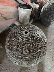 Macetas Apilables de Hormigón Ecológicas Modernas en Gris/Negro/Blanco, Juego de 2/3 para Uso en Interiores/Exteriores - Product Image 4