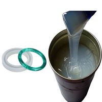 Caoutchouc de silicone liquide transparent RTV 2 à haute résistance, vulcanisé au platine, pour la fabrication de moules à bijoux