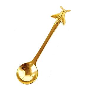 Ensemble de cuillères de service en acier inoxydable, plaqué or, avec poignée en forme de feuilles, design royal, ensemble de serveur pour restaurant, maison de mariage, 6 pièces - Product Image 2