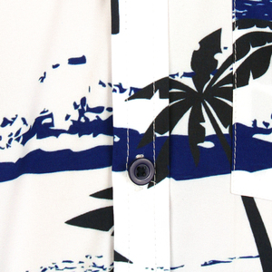Nouvelle Arrivée Chemise de Plage pour Homme à Manches Courtes, Col Rabattu, Anti-Plis, Imprimé Hawaïen par Sublimation, Tendance et Décontractée - Product Image 6