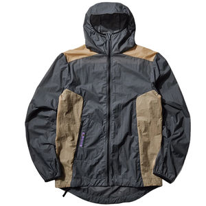 Veste de pluie bomber sportive imperméable pour homme, coupe-vent en polyester à capuche, style urbain, printemps, logo personnalisé, veste d'extérieur - Product Image 1