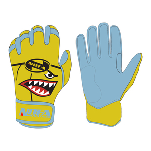 Guantes de Bateo de Béisbol Nofa Industries Antideslizantes, Acolchados, de Cuero, con Cierre de Hebilla, para Adultos, Profesionales, Personalizados, Tallas XXL y XL - Product Image 4
