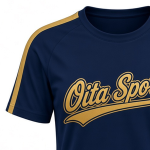 เสื้อเจอร์ซีย์เชียร์สีน้ำเงินกรมท่า แขนสั้น ชุดกีฬาทีม ชุดกีฬาสำหรับฝึกซ้อมและแข่งขัน สำหรับทีมเชียร์ - Product Image 4