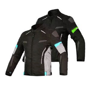 Veste de moto pour homme personnalisée, streetwear, 220g polyester, coupe-vent, imperméable, respirante, toutes saisons, Cardura - Product Image 1