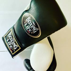 Gants de boxe en cuir de vachette originaux à lacets, sans rembourrage, pour une performance optimale, avec absorption de l'humidité, modèle RL-BG-232 - Product Image 3
