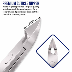 Factory Supplies Professional Nail Care Scissors Precision Cuticle Trimmer Clipper Stainless Steel Nail Cuticle Nipper Trimmer - Product Image 6