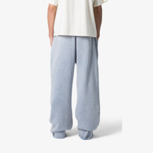 Pantalones Deportivos de Pierna Recta Holgados para Hombre, Estilo Nuevo, 100% Algodón, Ligeros, con Logotipo Personalizado, Cintura Media, Estilo Casual, Secado Rápido - Product Image 3