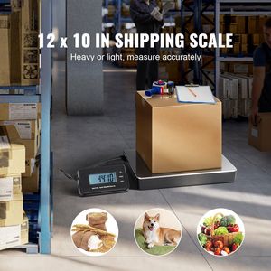 Bilancia Digitale per Spedizioni, Bilancia Postale Resistente 440 Libbre X 1,7 oz 100kg, Schermo LCD HD, Funzione Timer e Tara, Bilancia Portatile per Pacchi - Product Image 2
