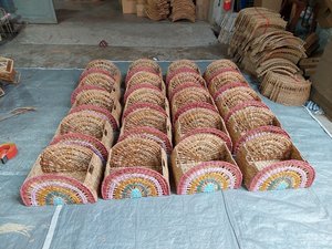 High Quality Handwoven Butterfly Basket Novelty Seagrass Wicker Storage Organizer for Nursery Decor Baby Gift OEM Export - Product Image 5