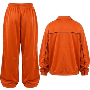 Conjunto Deportivo Premium Transpirable de Peso Medio, Poliéster/Algodón, Sudadera con Capucha y Pantalones Jogger, Ropa Deportiva Unisex con Logotipo Personalizado, Estilo Holgado para Invierno - Product Image 2