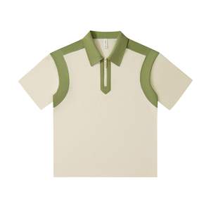เสื้อโปโลซิปสำหรับผู้ชาย - วัสดุแห้งเร็วพร้อมซิปยาวเต็มตัว เหมาะสำหรับการออกกำลังกาย วิ่ง และไลฟ์สไตล์แอคทีฟ - Product Image 3