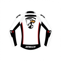Jaket Balap Motor Kulit Sapi Khusus Pria/Chaqueta dengan Pelindung CE Level 2 |   Produsen OEM Kustom