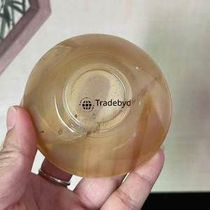 Bol en corne d'ange moderne de qualité supérieure, fait main, pour servir et décorer, par Tradebyd - Product Image 6