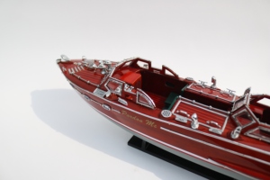 เรือจำลองแฮนด์เมด Pardon Me Boat ปี 1948 ทำจากไม้มะฮอกกานี - แบบจำลองเรือเร็วคลาสสิก - Product Image 3