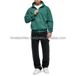 เสื้อฮู้ดดี้ทรงบ็อกซี่ ซิปหน้า ไหล่ตก ผ้าสแปนเด็กซ์/โพลีเอสเตอร์ สำหรับผู้หญิง ดีไซน์ใหม่ รับสกรีนโลโก้ สีพื้น สไตล์สตรีทแวร์/ชุดกีฬา - Product Image 3