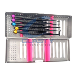 Kit d'instruments chirurgicaux dentaires manuels - Réutilisable, en acier inoxydable de qualité allemande, équipement dentaire certifié CE - Product Image 6
