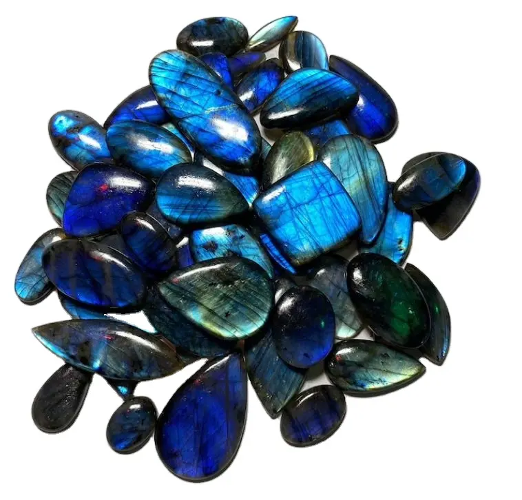 AAA+ Quality Natural Blue Labradorite gemstone loose cabochons wholesale natural gemstone