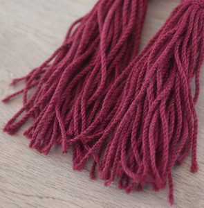 Ceinture de taille rouge cramoisi avec pompons, style cérémonial haut de gamme, ceinture d'épaule et de taille pour robe de cérémonie, accessoires d'uniforme - Product Image 6
