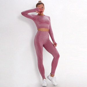 Custom New Sportswear Women's Yoga Set Gym Workout Yoga Sets High Quality & <b>Cheap</b> Prices Women Yoga Sets - Product Image 5
