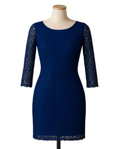 Women's Customizable Brasso Net <b>Dress</b> Straight Lace Evening Party & Formal Career <b>Dress</b> Summer Wholesale Manufacturer Button - Product Image 2