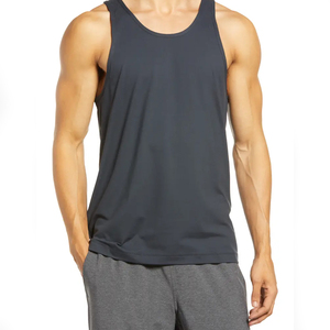 Manufacturer Custom Logo Casual Tank <b>Top</b> Gym Fitness Sportwear Quick Dry Polyester Bodybuilding Summer Workout Running Tank <b>Top</b> - Product Image 4