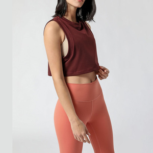 Camiseta Deportiva Ajustada para Mujer, Estilo Racerback, Transpirable, Ropa Casual para Gimnasio - Product Image 3