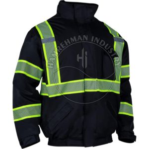 <b>Jackets</b> Waterproof <b>Reflective</b> Safety Clothing Class 3 Polyester Full-Zip <b>Reflective</b> Safety Clothing For <b>Men</b> Good Quality - Product Image 1