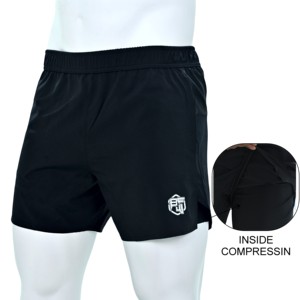 Pantalones Cortos Deportivos Personalizados para Hombre, Pantalones Cortos de Verano, Estampados, Casuales, para Gimnasio, Deportes, Doble Capa, 2 en 1, con Forro de Compresión - Product Image 1