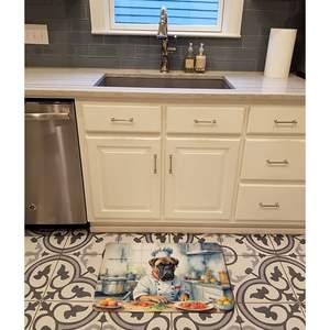 Bullmastiff the Chef Memory Foam <b>Kitchen</b> Mat Machine <b>Washable</b> Anti-Fatigue Cushion Comfort Bath <b>Rug</b> <b>Kitchen</b> <b>Rug</b> - Product Image 2