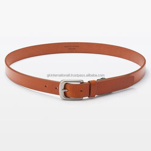 Ceinture décontractée en cuir véritable de haute qualité pour homme, pour jeans ou pantalons, avec boucle en alliage nickelé. - Product Image 3