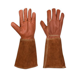 Gants Falcon en cuir durable, texture douce, doigts flexibles, imperméables, respectueux de l'environnement, sangle de poignet sécurisée, construction confortable - Product Image 1