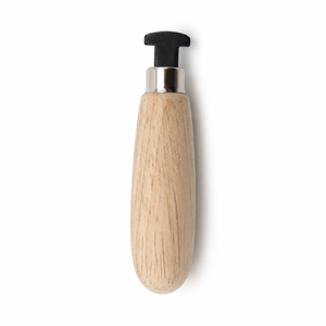 Rodillo de bisel con mango de madera y herramienta de empuje de bisel ranurado de acero para engaste de piedras en joyería y suministros de bricolaje para orfebres - Product Image 5