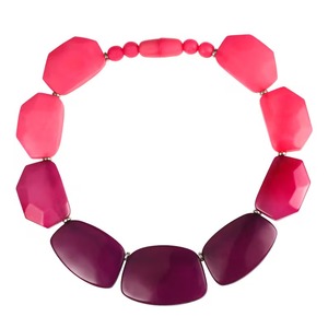 Collier en résine de haute qualité, poli, design moderne, fait main, perles en résine époxy naturelle, bijoux fantaisie personnalisés - Product Image 4